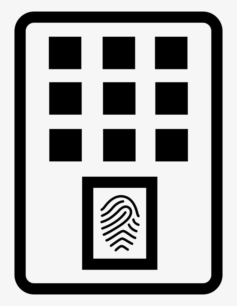 Fingerprint Scanner Device - Icon, transparent png #2697724