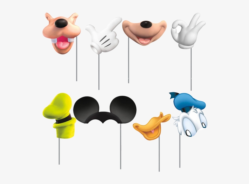 Mickey Mouse Party Photo Props - Mickey Clubhouse Photo Booth Props, transparent png #2697929