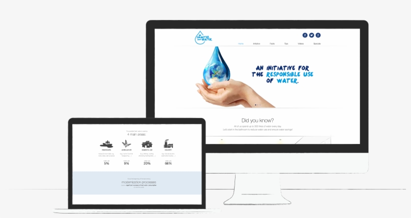 Save Water - Web Page, transparent png #2698066