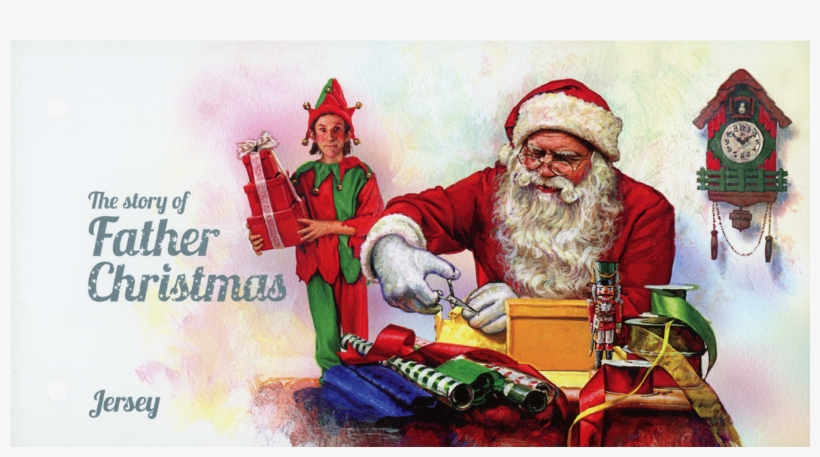 Jersey Post Price - Santa Claus, transparent png #2698185