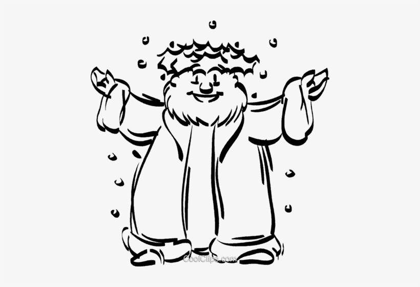 Father Christmas Royalty Free Vector Clip Art Illustration - Site Map, transparent png #2698652