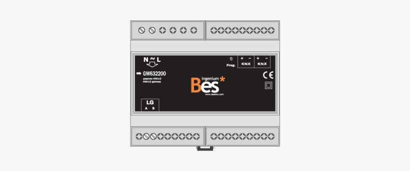 Bes Knx Lg Hvac Air Conditioning Gateway - Besknx Rgbl-k Dm480330 Dimmaktor 3 Kanal Rgb-regelung, transparent png #2698861