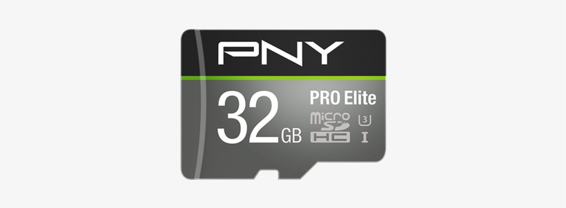 Pny Flash Memory Cards Microsdhc Pro Elite Class - Pny Sd Card 32gb, transparent png #2699176