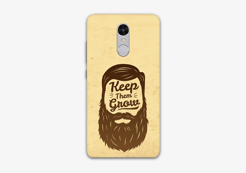 Beard Keep Them Grow Redmi Note 3 Mobile Case - Beard, transparent png #2699905