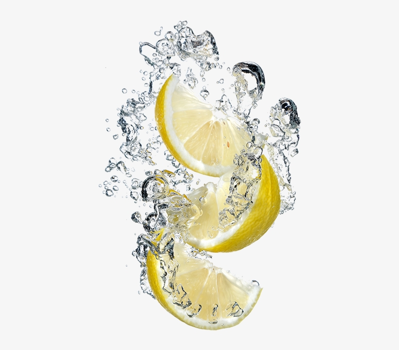Lemon Fruit Splashing In Water - Lemon, transparent png #270291