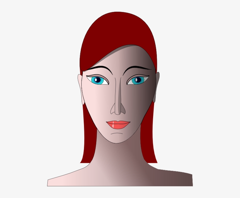 Original Png Clip Art File Woman With Red Hair And, transparent png #270337