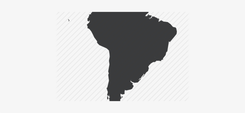 Map Of South America Continent - Subregion Of Latin America, transparent png #270356