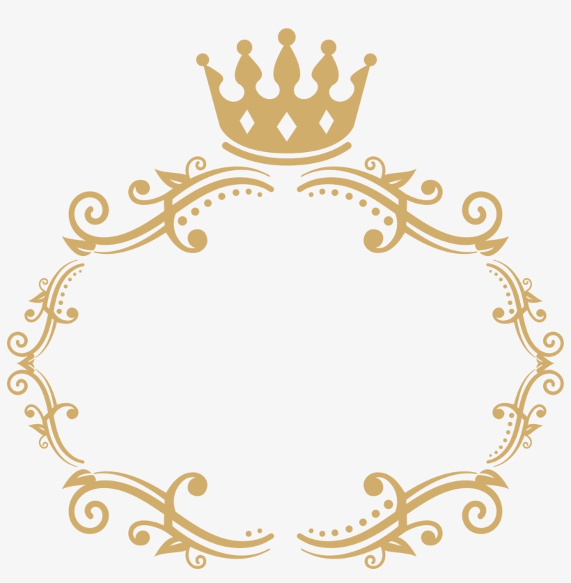 Frame 3 - Crowns Border Clipart, transparent png #270702