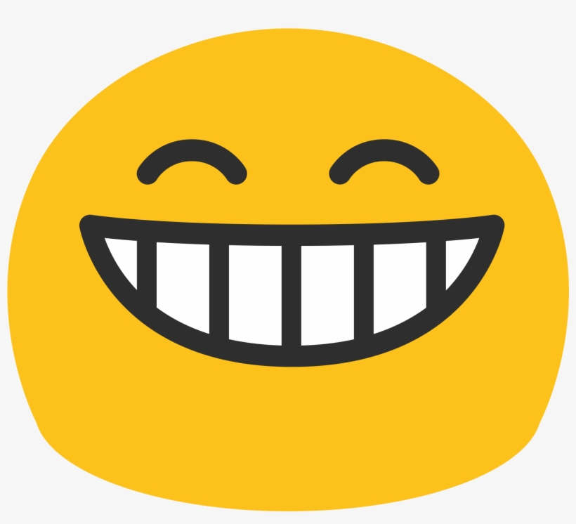 Emoticon Ghost Stickpng Grinning - Smiley Face Emoji Android, transparent png #270869