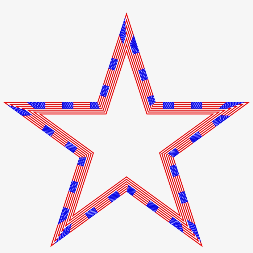 This Free Icons Png Design Of Usa Flag Star, transparent png #271371