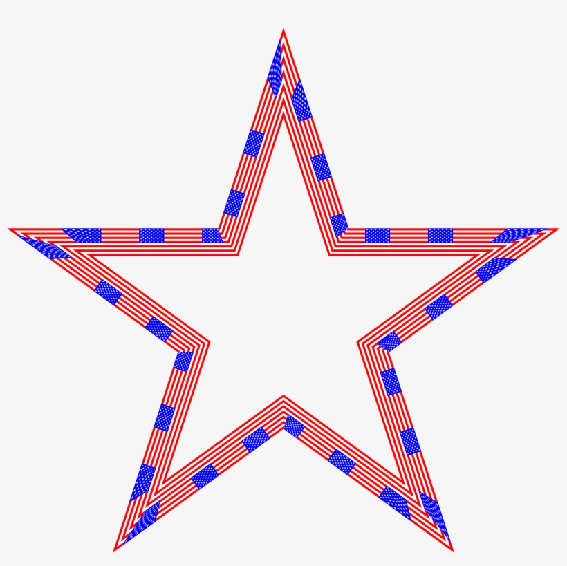 This Free Icons Png Design Of Usa Flag Star, transparent png #271371