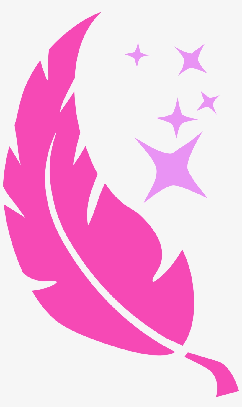 Aip Cm Feather - Mlp Cutie Mark Pink, transparent png #271563