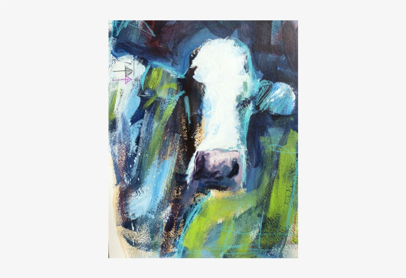 Eileen Blue Cow - Modern Art, transparent png #271658