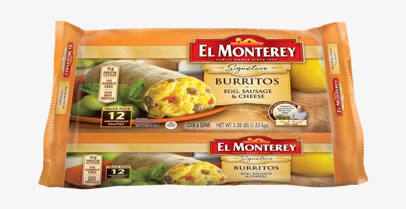 Click To Zoom - El Monterey Bean And Cheese Burrito, transparent png #271779