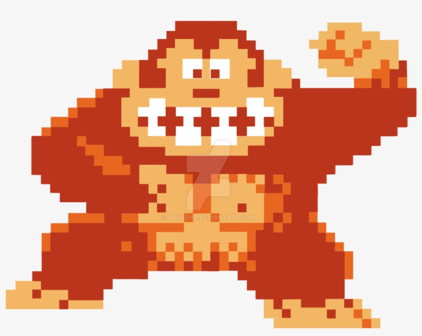 8 Bit Donkey Kong, transparent png #271780