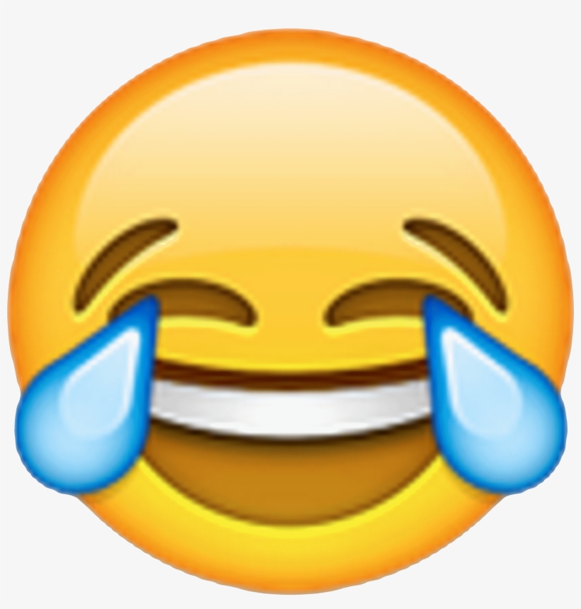 Social Media Face With Tears Of Joy Emoji Laughter - Laughing Emoji Clipart, transparent png #271831