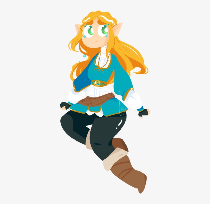 Oh Gosh Zelda Is So Cute In The New Game - Triforce, transparent png #271833