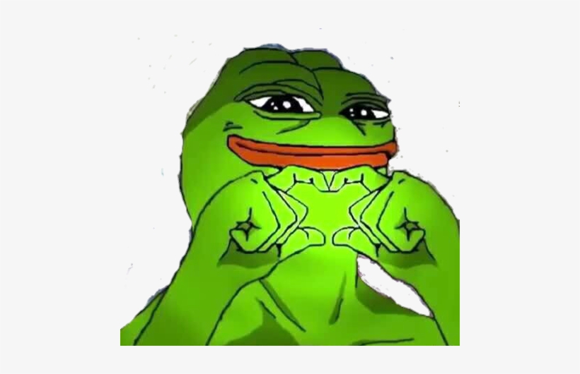 1 Nov - Pepe The Frog Heart Hands, transparent png #271963