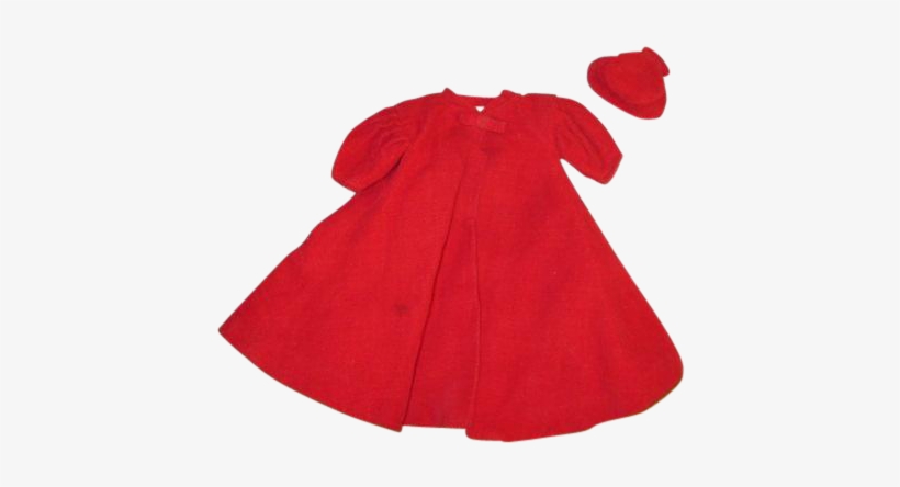 Vintage Barbie Red Flare Coat And Hat - Polarn O. Pyret, transparent png #272032