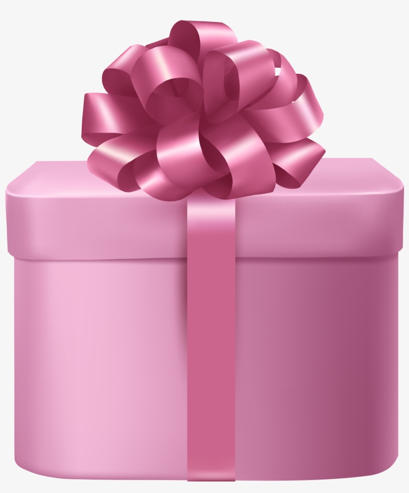 Pink Gift Png Clipart - Pink Gift Clipart, transparent png #272158