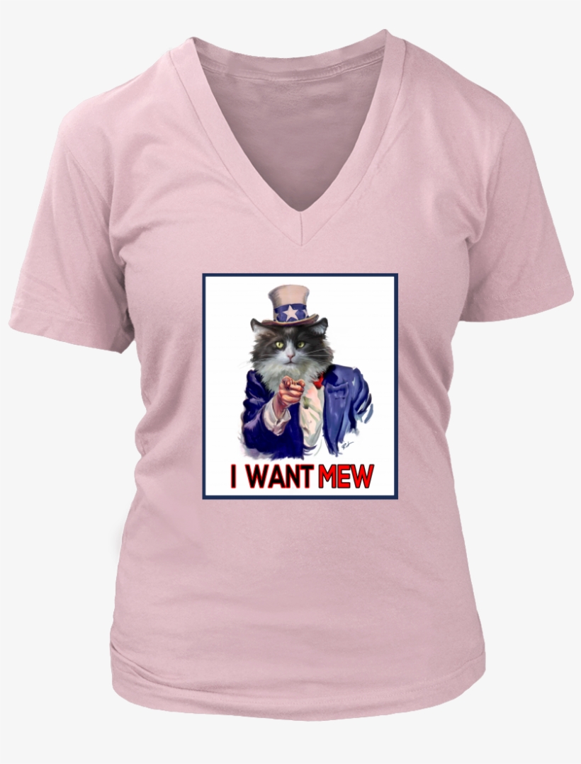 I Want Mew Uncle Sam V-neck - Dragon Rider T Shirt, transparent png #272232