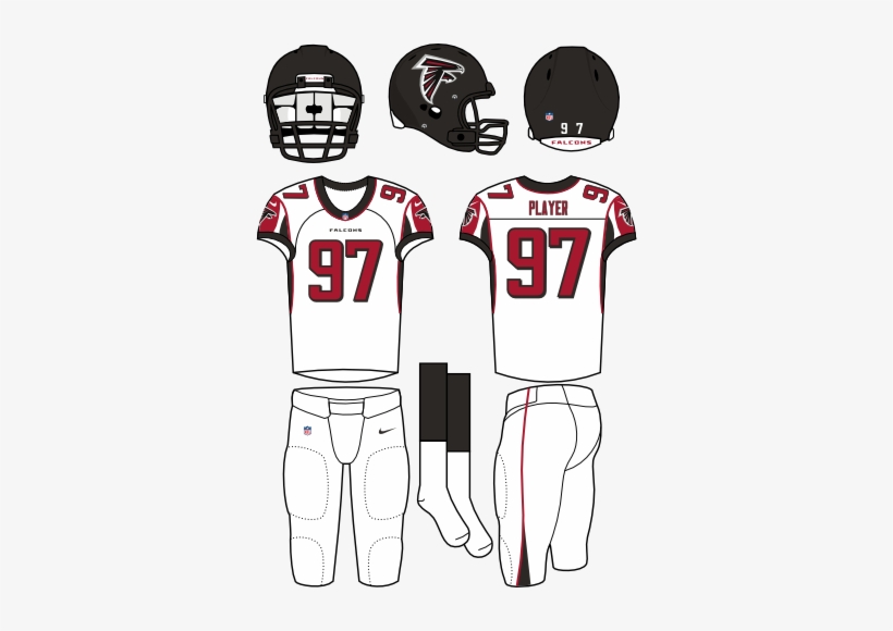 Atlanta Falcons - Atlanta Falcons Home Uniform, transparent png #272728