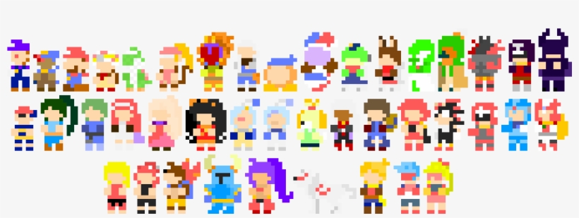 Everybody Else Is Pixelated - Super Smash Bros., transparent png #273097