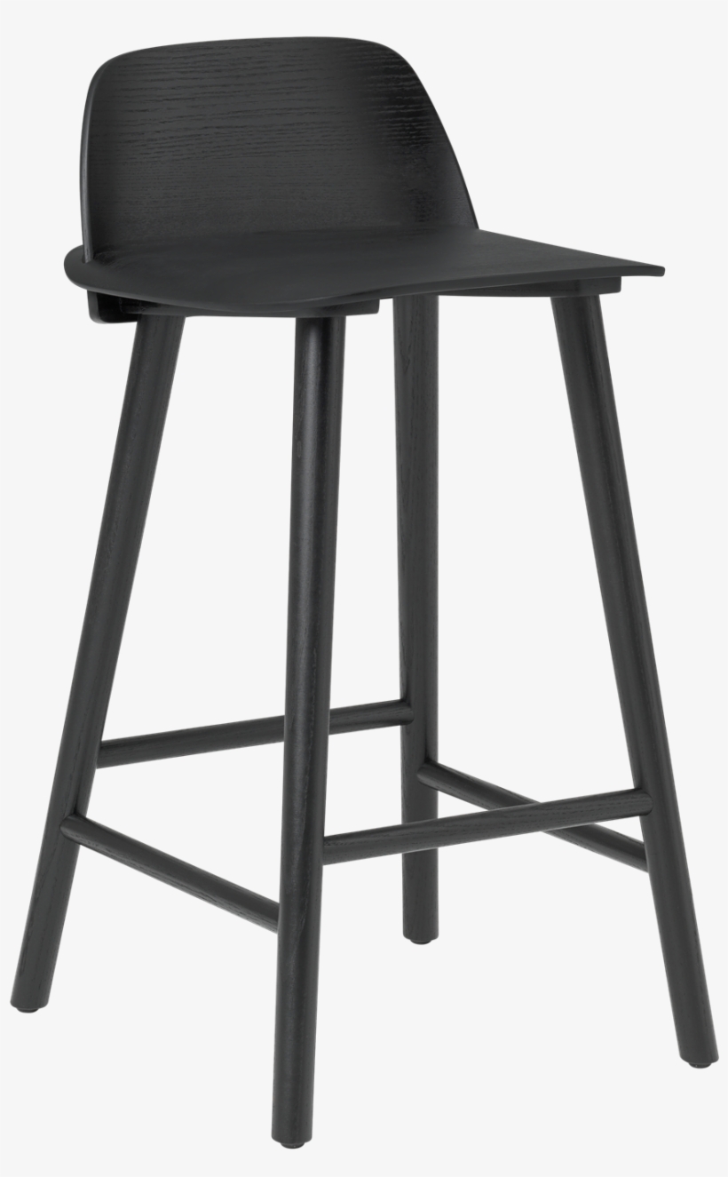 30032 Nerd Bar H65 Black 1532592039 - Muuto Stool, transparent png #273122