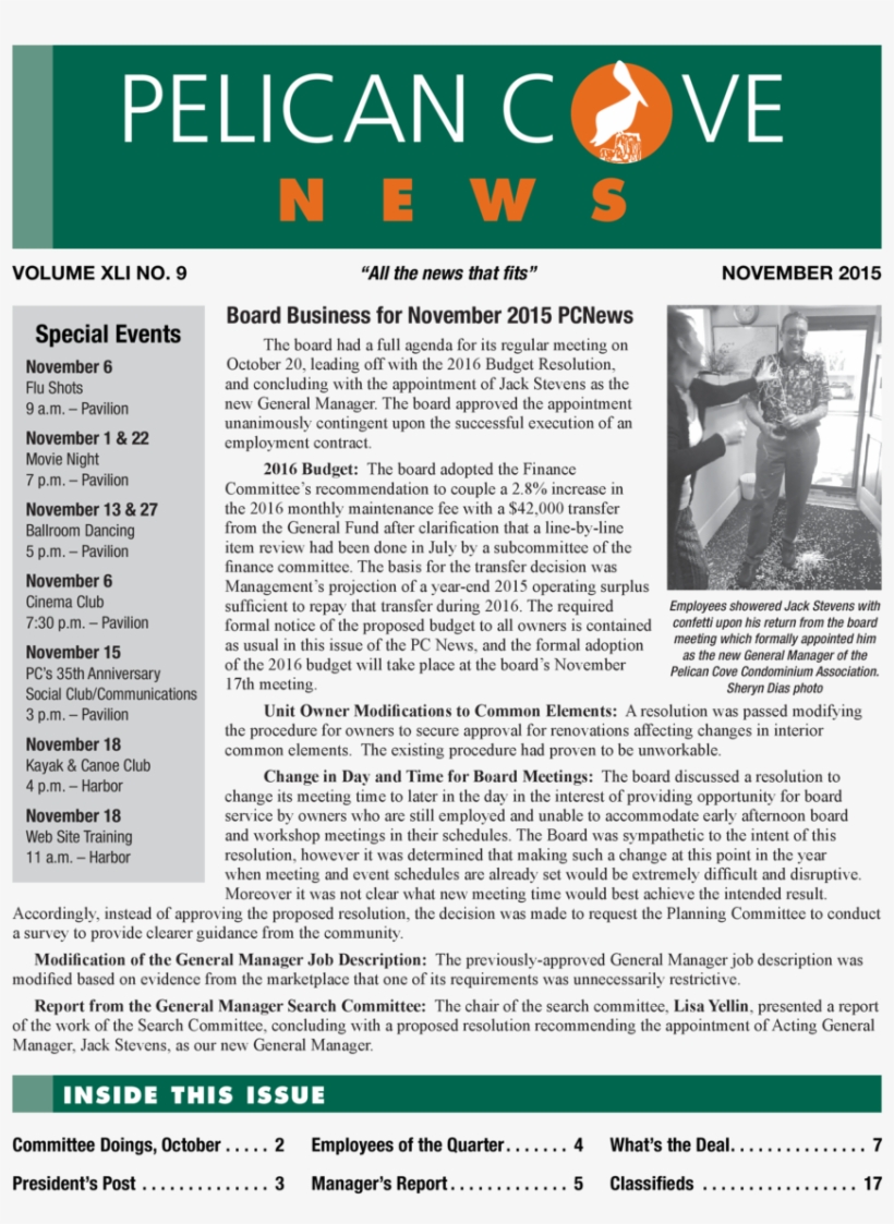 Pelican C N E W S Volume Xli No - News, transparent png #273397