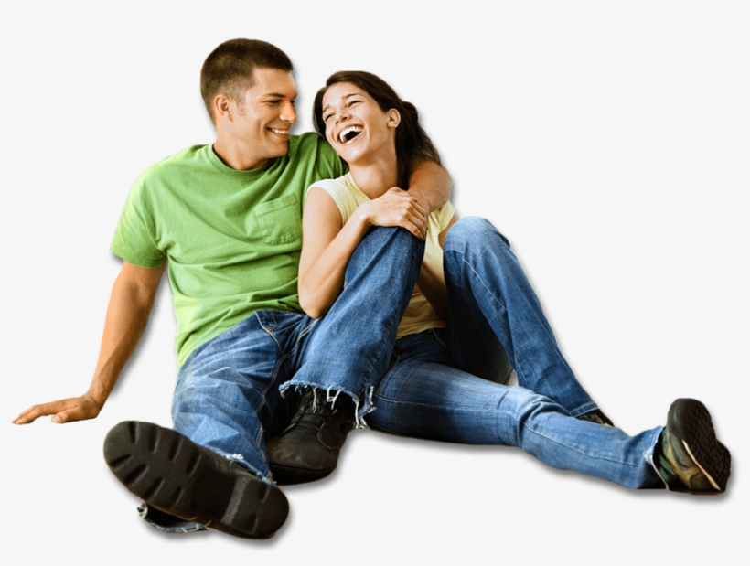 Couple Sitting - Couple Png Images Hd, transparent png #273446