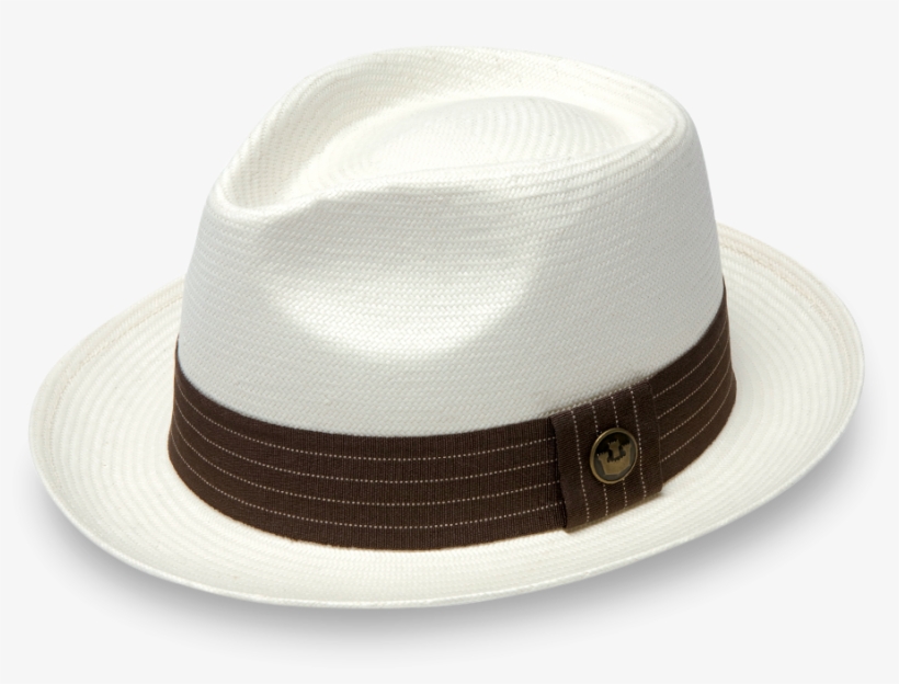Snare White Straw Fedora Hat - Fedora, transparent png #273523
