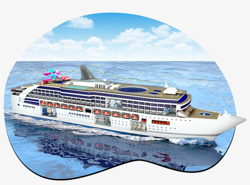 Water Treatment For Marine & Cruise Ships - Cruise Ship In Water, transparent png #273562