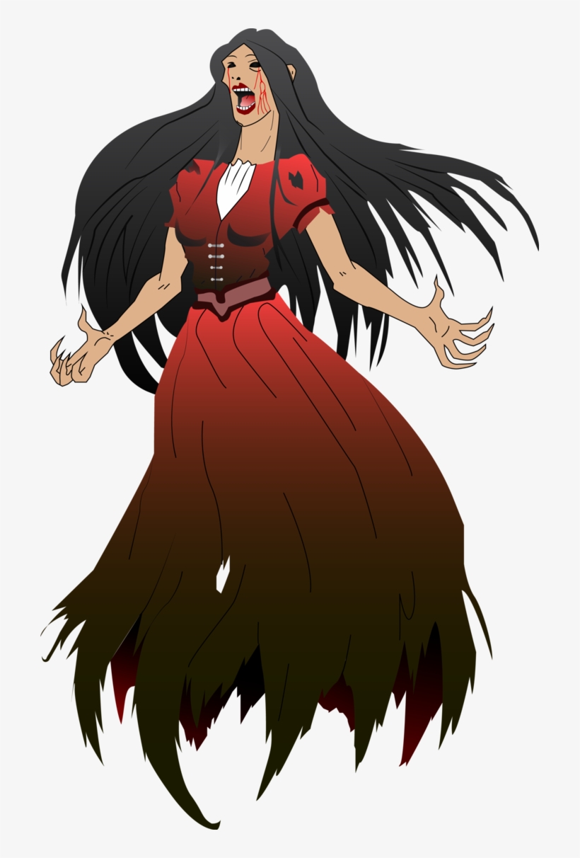 Vector La Llorona By Cosmicmoonshine On Deviantart - La Llorona Vector, transparent png #273611