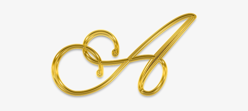 A, Litera, Letter, Gold, Monogram, Decor, Golden - Gold Letter A Png, transparent png #273927