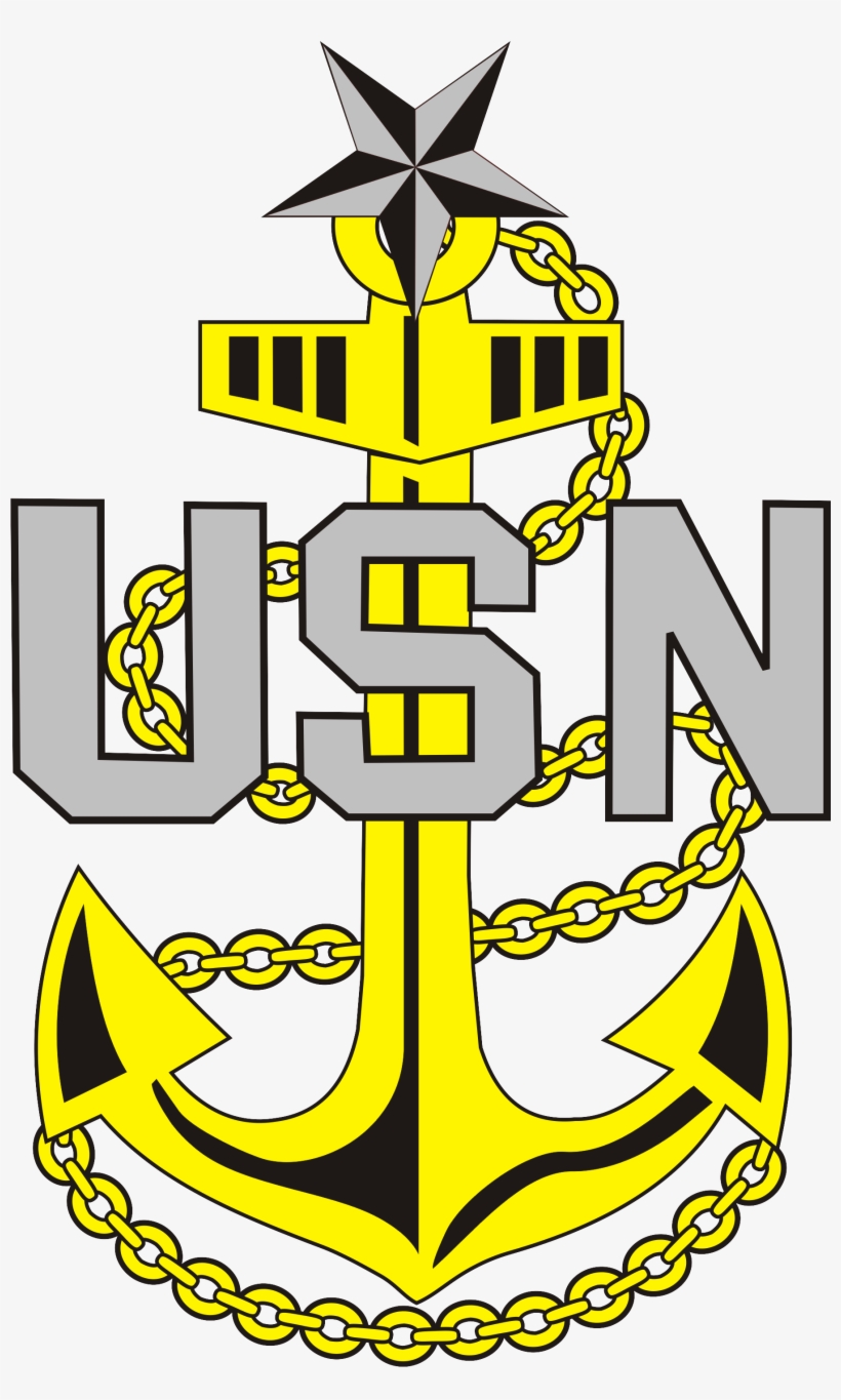 Welcome To The Goatlocker - Us Navy Senior Chief Anchor, transparent png #274035