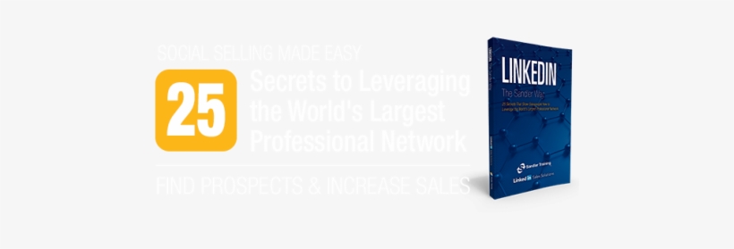 Sandler-linkedin Social Selling Campaign - Book Cover, transparent png #274274