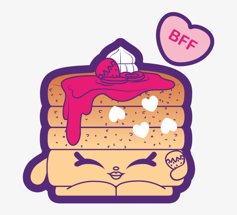 Primrose Pancakes - Shopkins Bubble Gum Sweetheart Candice Candle Candy, transparent png #274323