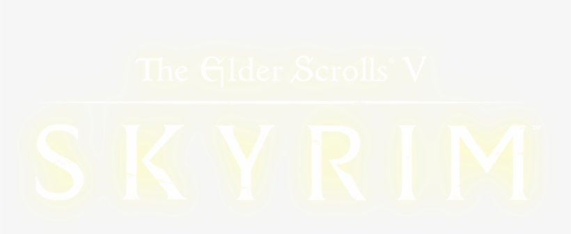Elder Scrolls Skyrim Logo Png, transparent png #274361