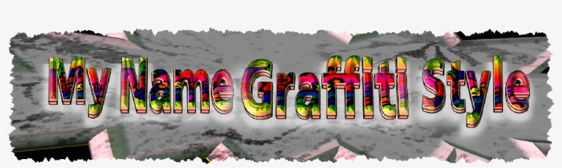 My Name Graffiti Style - Art, transparent png #274549