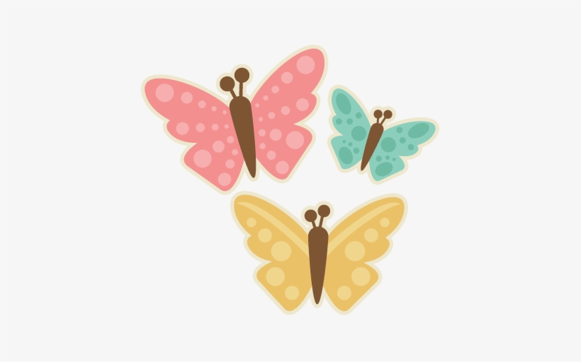 Spring Butterfly Set Svg Cutting Files For Scrapbooking - Scalable Vector Graphics, transparent png #274633