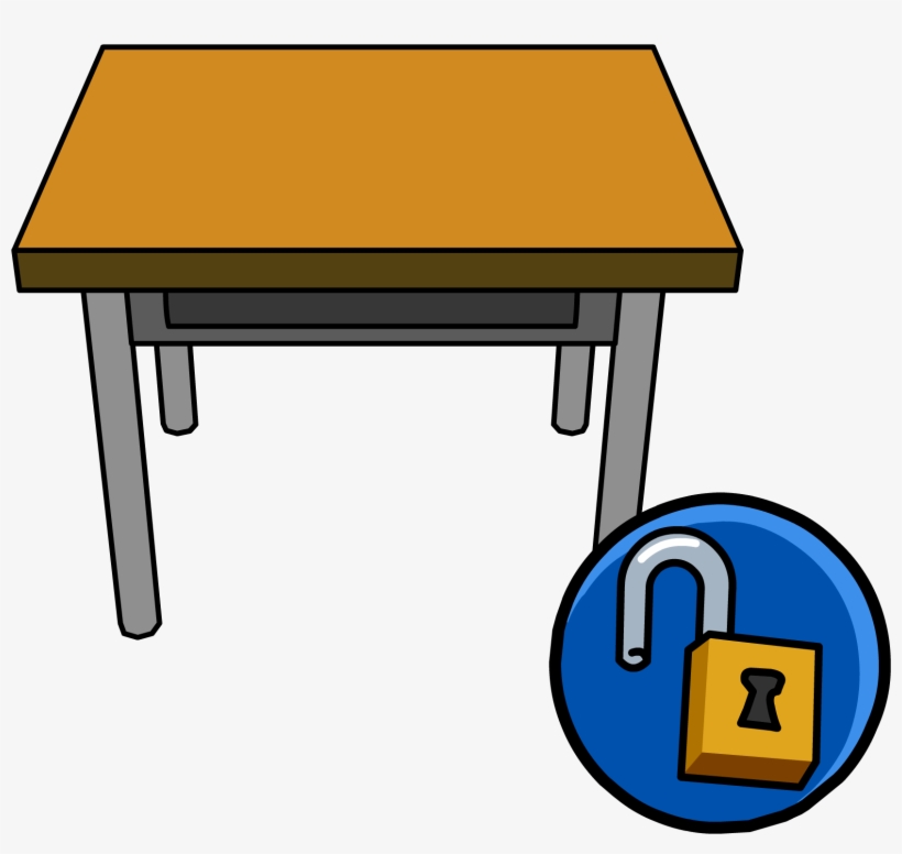 Classroom Desk Table Clipart Free Transparent Png Download