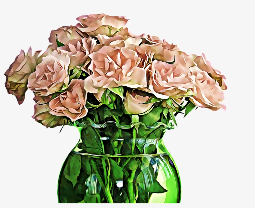 Flower Bouquet Png Plant Pink Green Colorf - Check & Debit Card Register [book], transparent png #274760