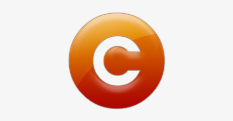 Firey Orange Jelly Icon Business Copyright Clipart - Transparent Png Colored Copyright Symbols, transparent png #274850