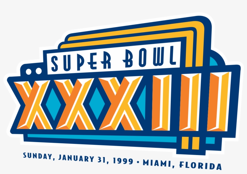 Super Bowl Xxxii - Super Bowl Xxxiii Logo, transparent png #274890