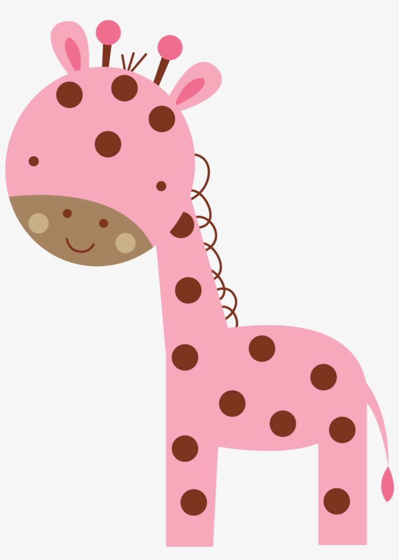 For Kids At Getdrawings Com Free Personal - Pink Baby Giraffe Clip Art, transparent png #275098