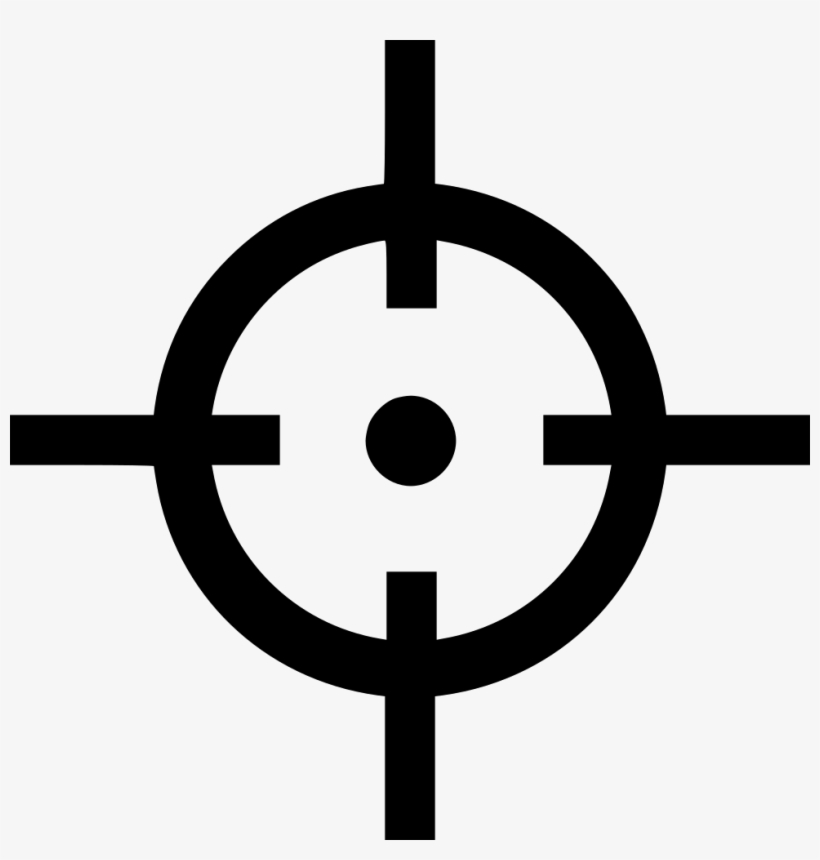 Game Play Cursor Pointer Shooter Comments - Target Icon Png, transparent png #275122