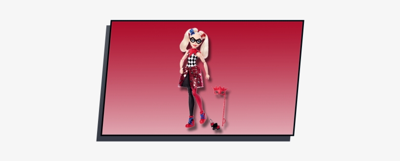 Dc Super Hero Girls™ Harley Quinn™ 12" Masquerade Action - Harley Quin Ds Süper Hero Girls, transparent png #275241