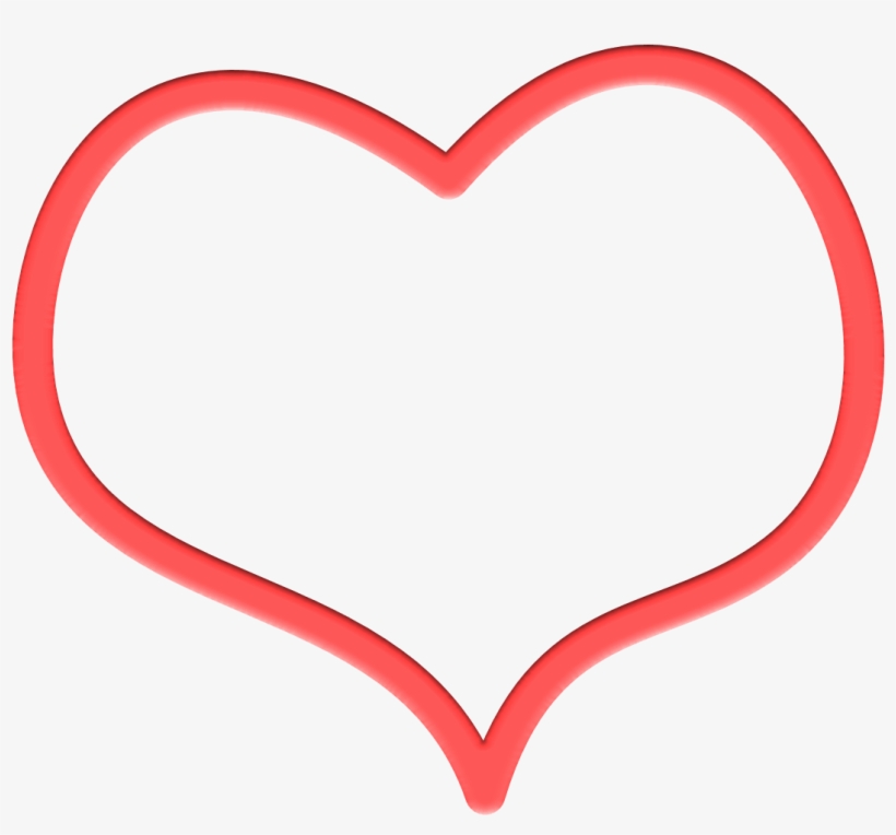 Heart Outline Red Drawing Transparent Png - Pure Heart Clip Art, transparent png #275406