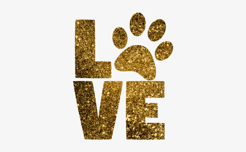 Paw Glitter,glitter, - Vinyl Boutique Shop Craft Adhesive Ombre Faux Glitter, transparent png #275441