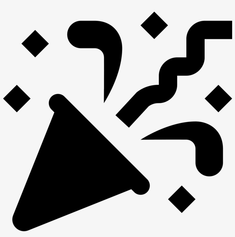 Konfetti Icon - Icon, transparent png #275781